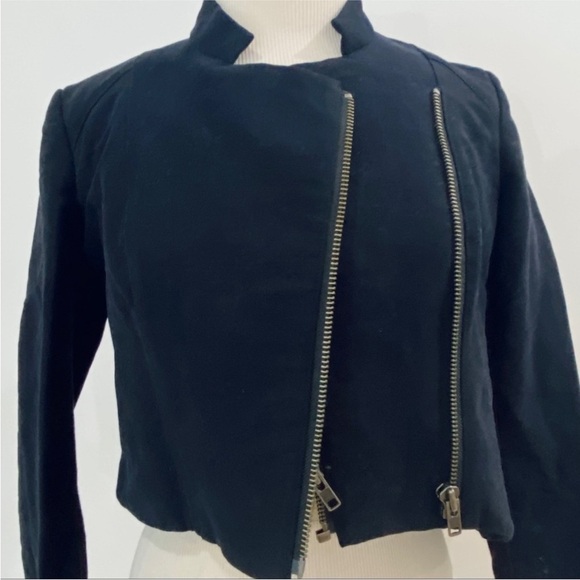 Helmut Lang double zipper cropped jacket NEW - Picture 2 of 10